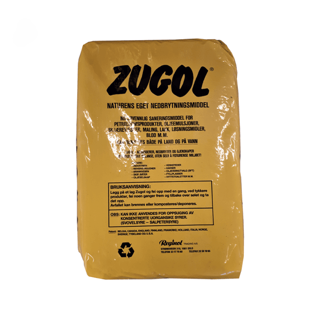 Hovedbilde Zugol absorberende bark 40 L sekk - Oljeabsorbent